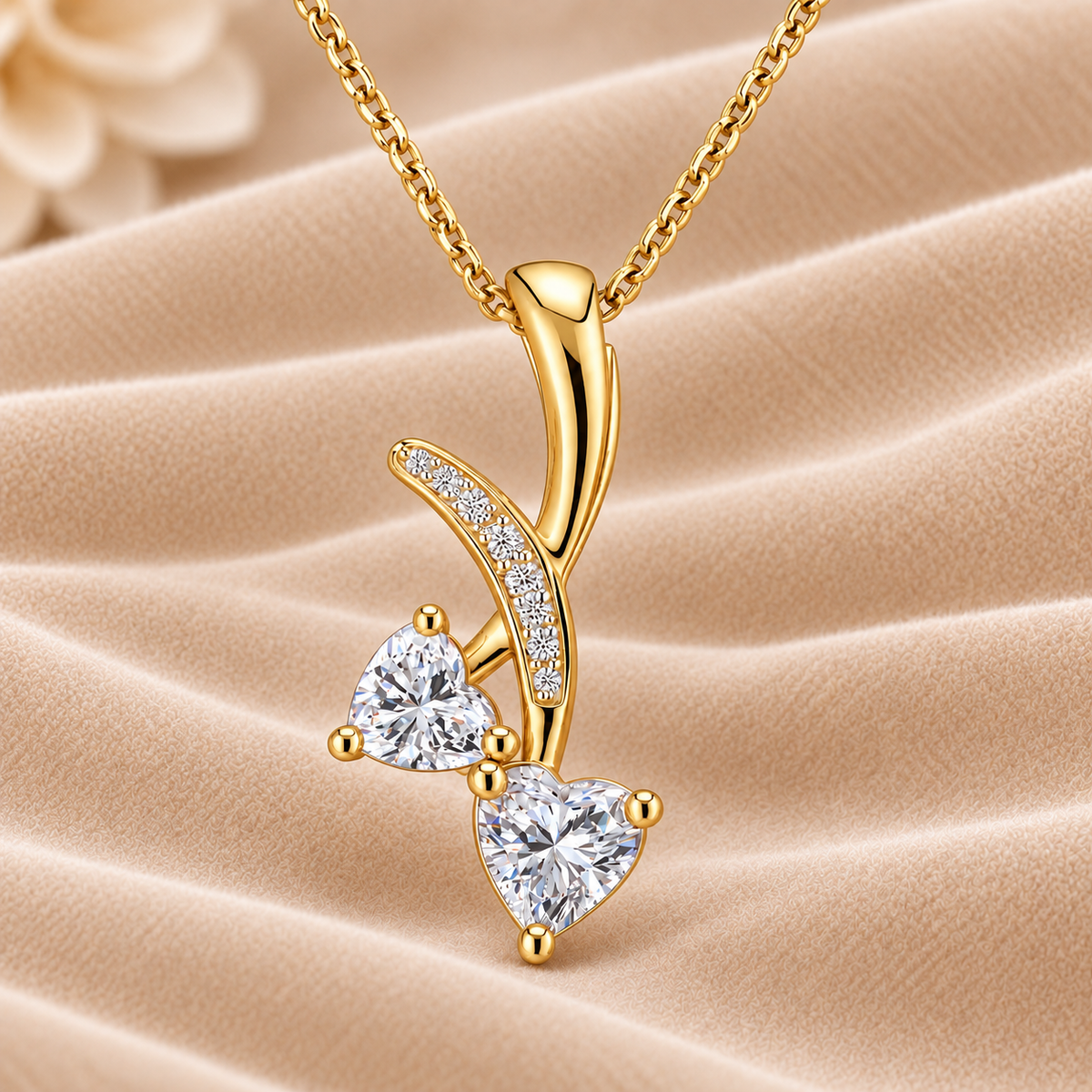 Heart Diamond Pendant