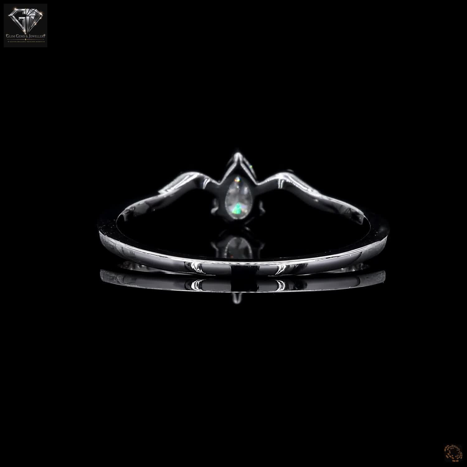 Pear-Shaped Diamond Ring