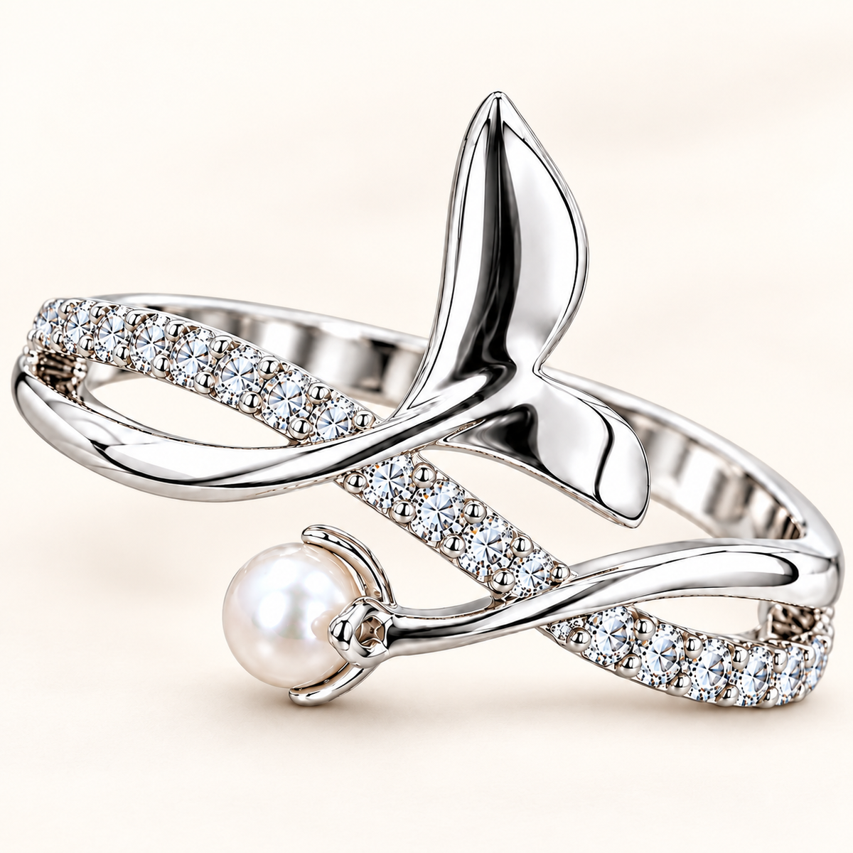 Twist & Loop Diamond Ring