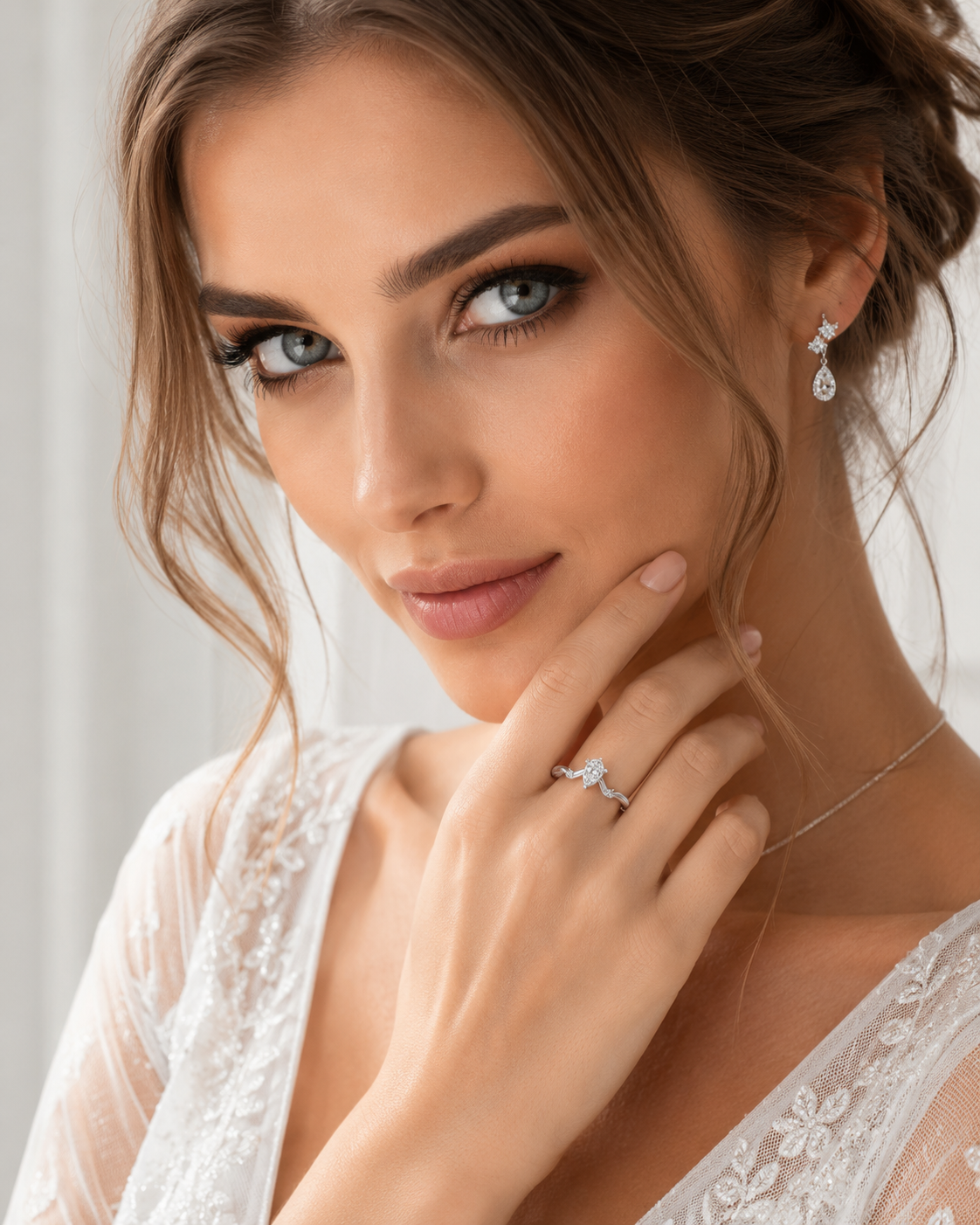 Pear-Shaped Diamond Ring