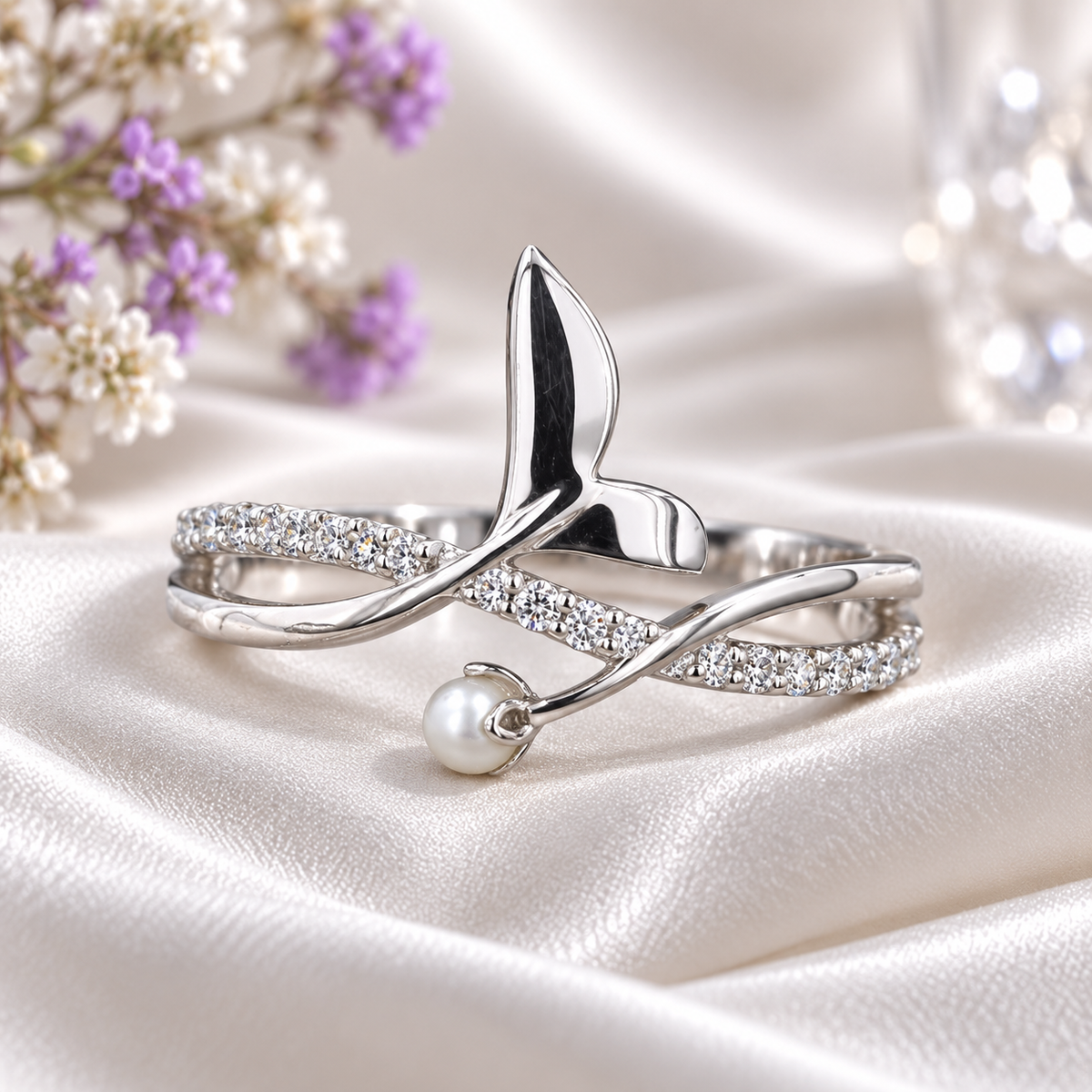 Twist & Loop Diamond Ring