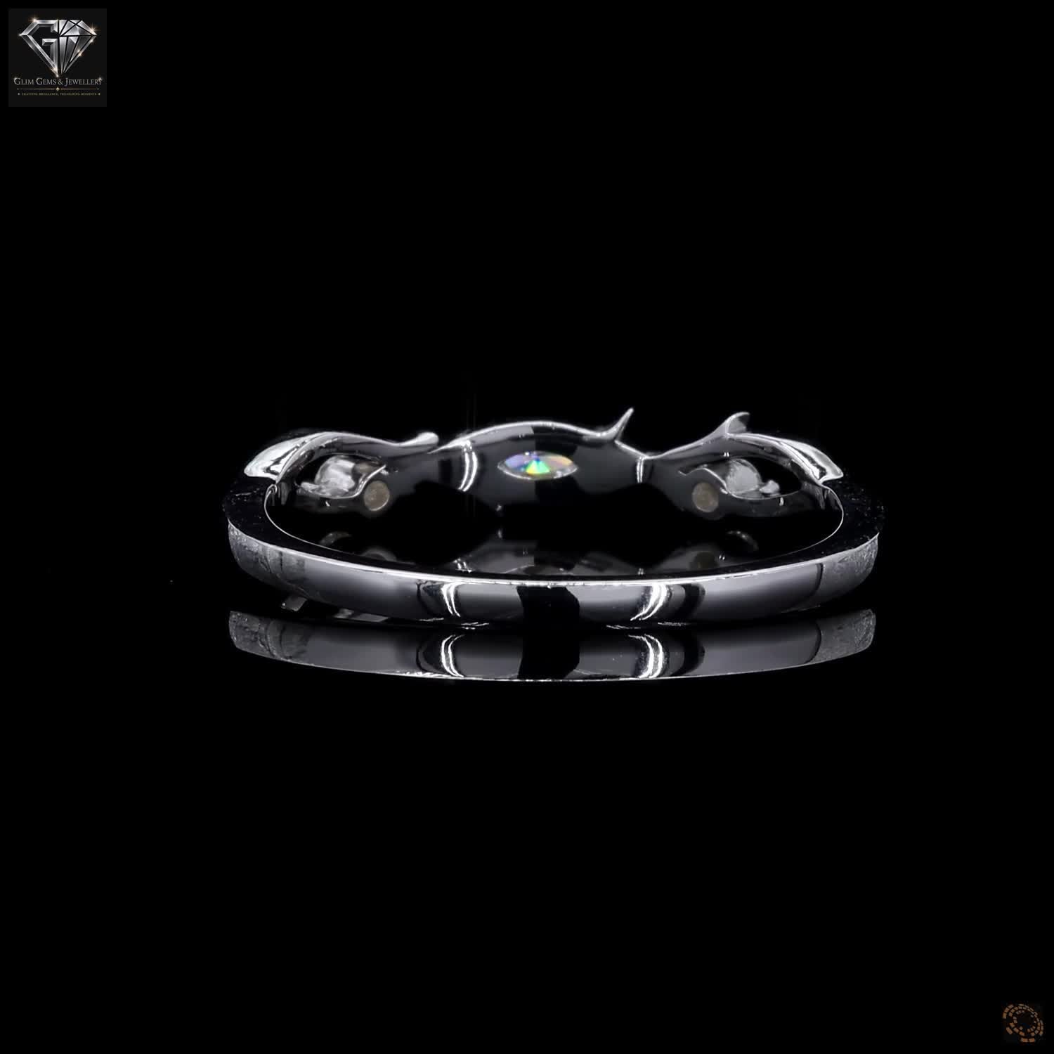 Marquise Diamond Twist Ring