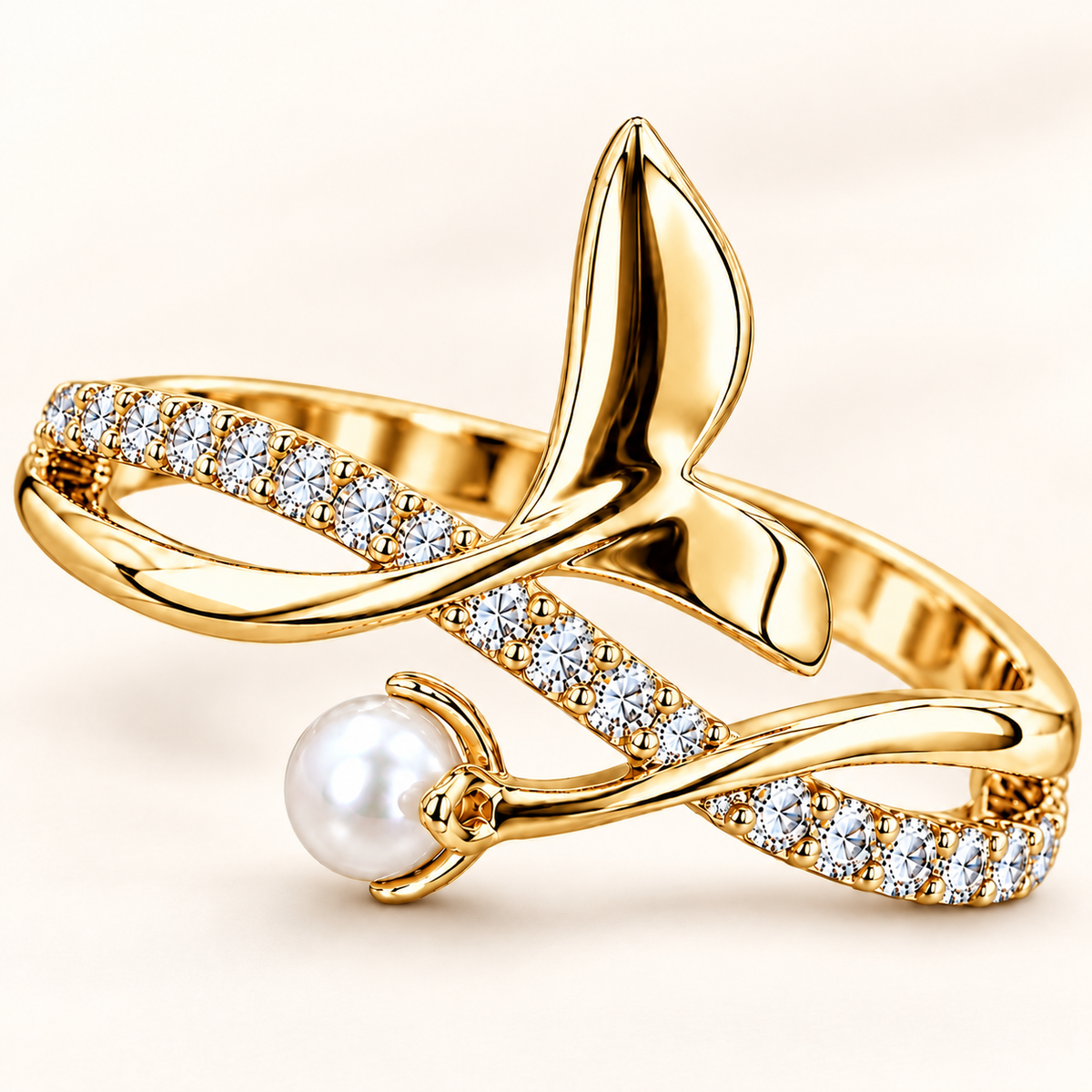 Twist & Loop Diamond Ring