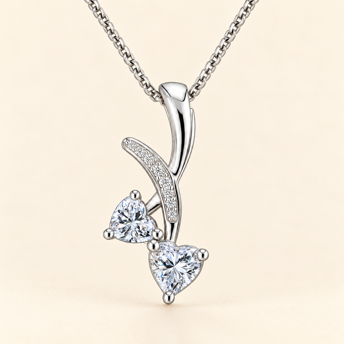 Heart Diamond Pendant