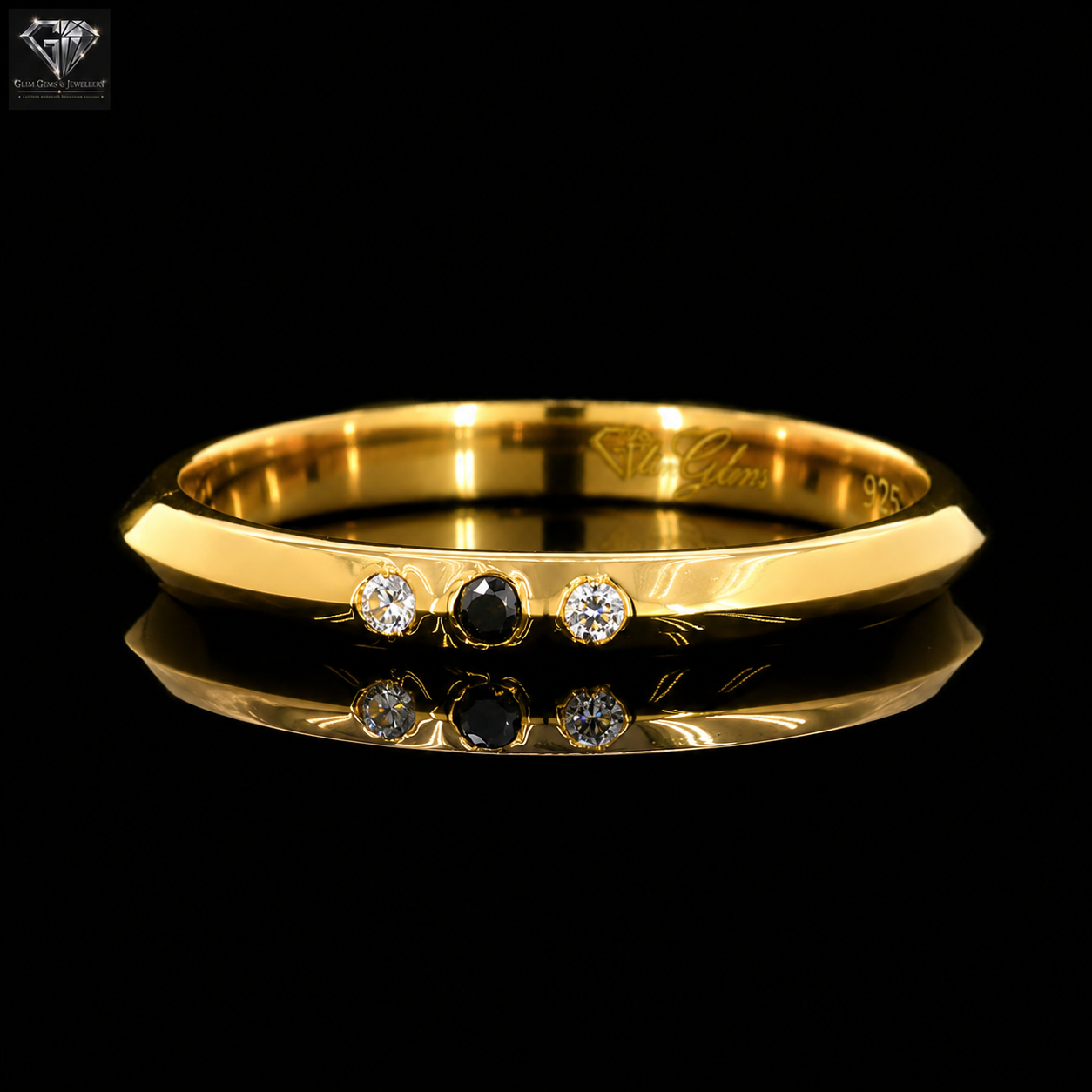 Round Diamond Band Ring