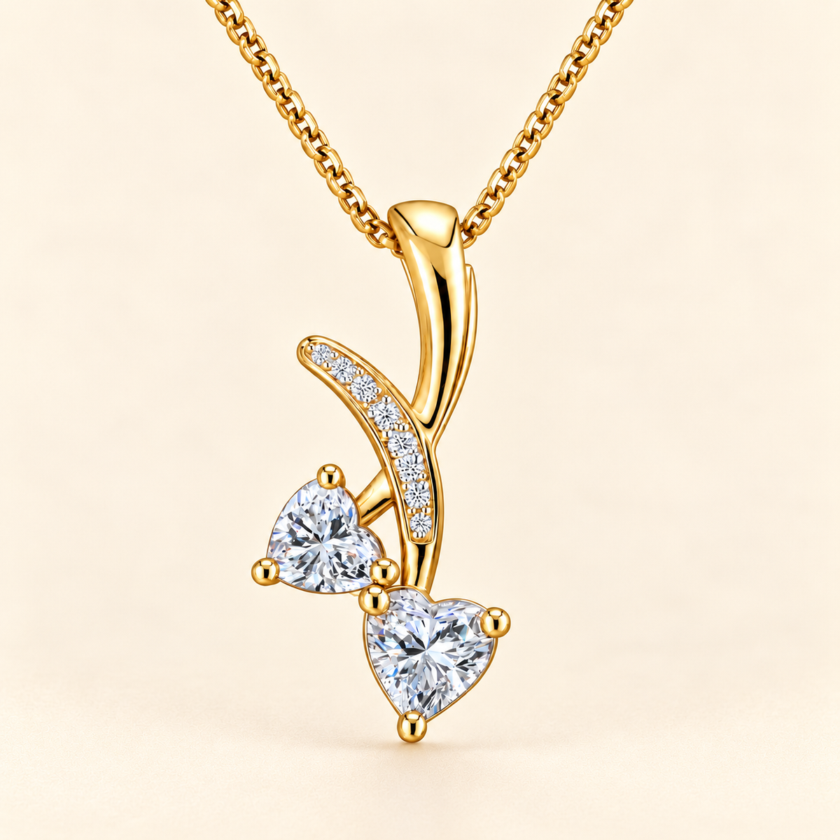 Heart Diamond Pendant